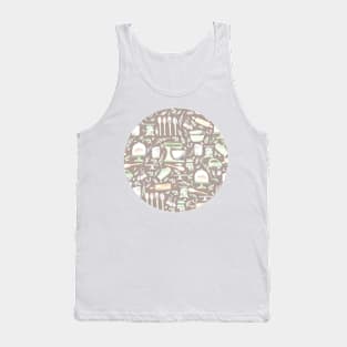 Baking Pattern on a grey texture Tank Top